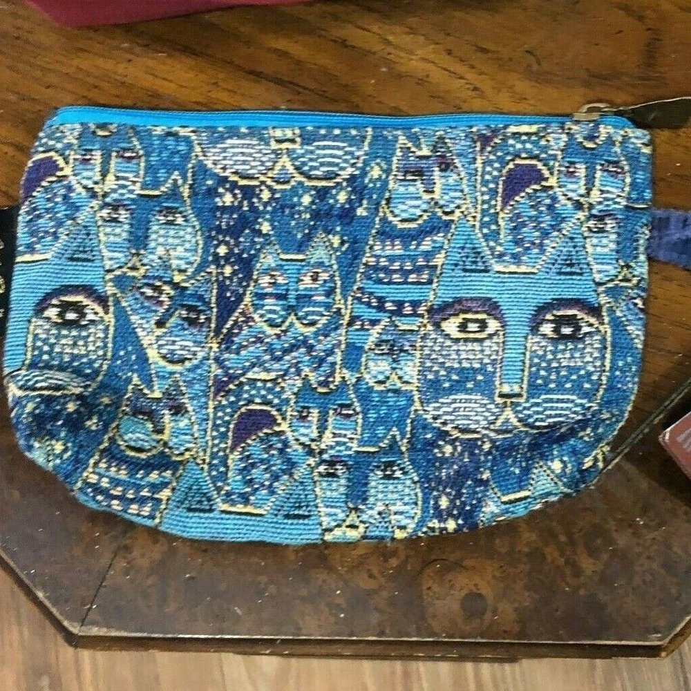 LAUREL BURCH Zipper Pouch Cute Cat Kitty